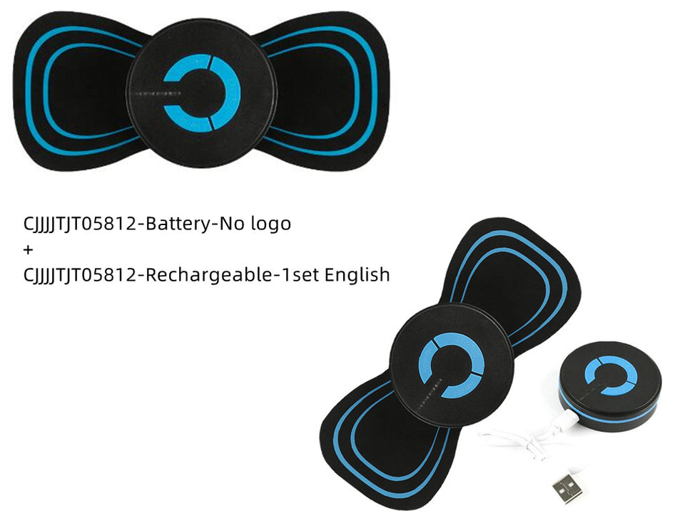 Mini Smart Cervical Spine Massager – Portable Neck Massage Sticker for Pain Relief