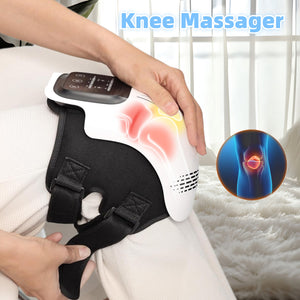 Intelligent Electric Knee Massager – Rechargeable Kneading, Heating, Vibration & Infrared Pain Relief for Home Use